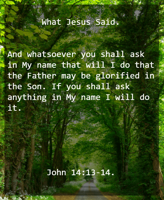 John 14v13 14