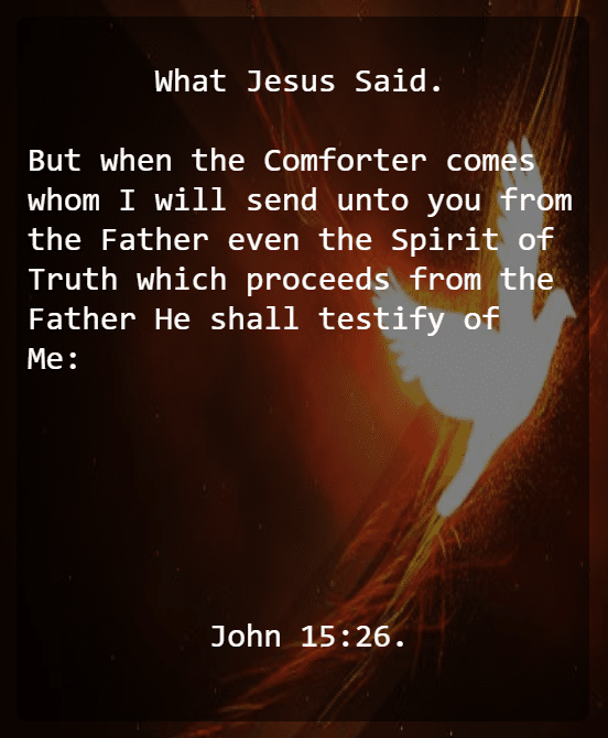 John 15v26