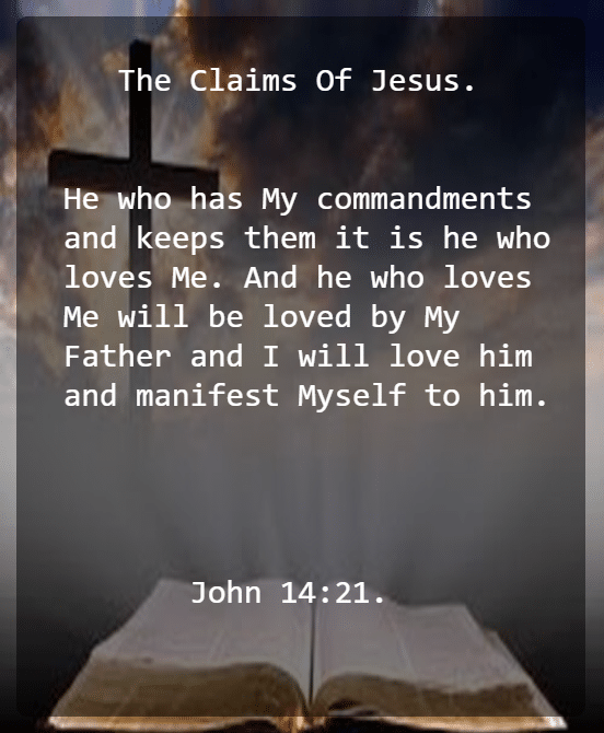 John 14 V 21