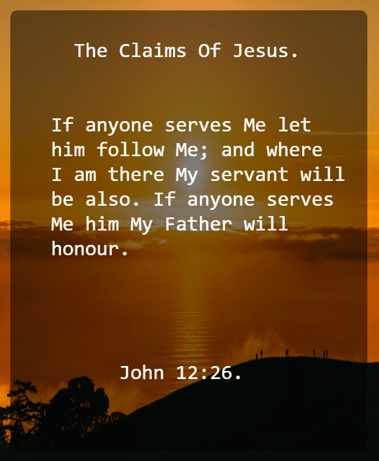 John 12 V 26